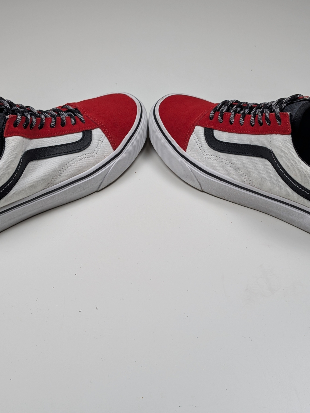 Vans Old Skool 1966 Since Off The Wall Red/White Sneakers Mens 7.5 Womens 9 - Picture 6 of 8